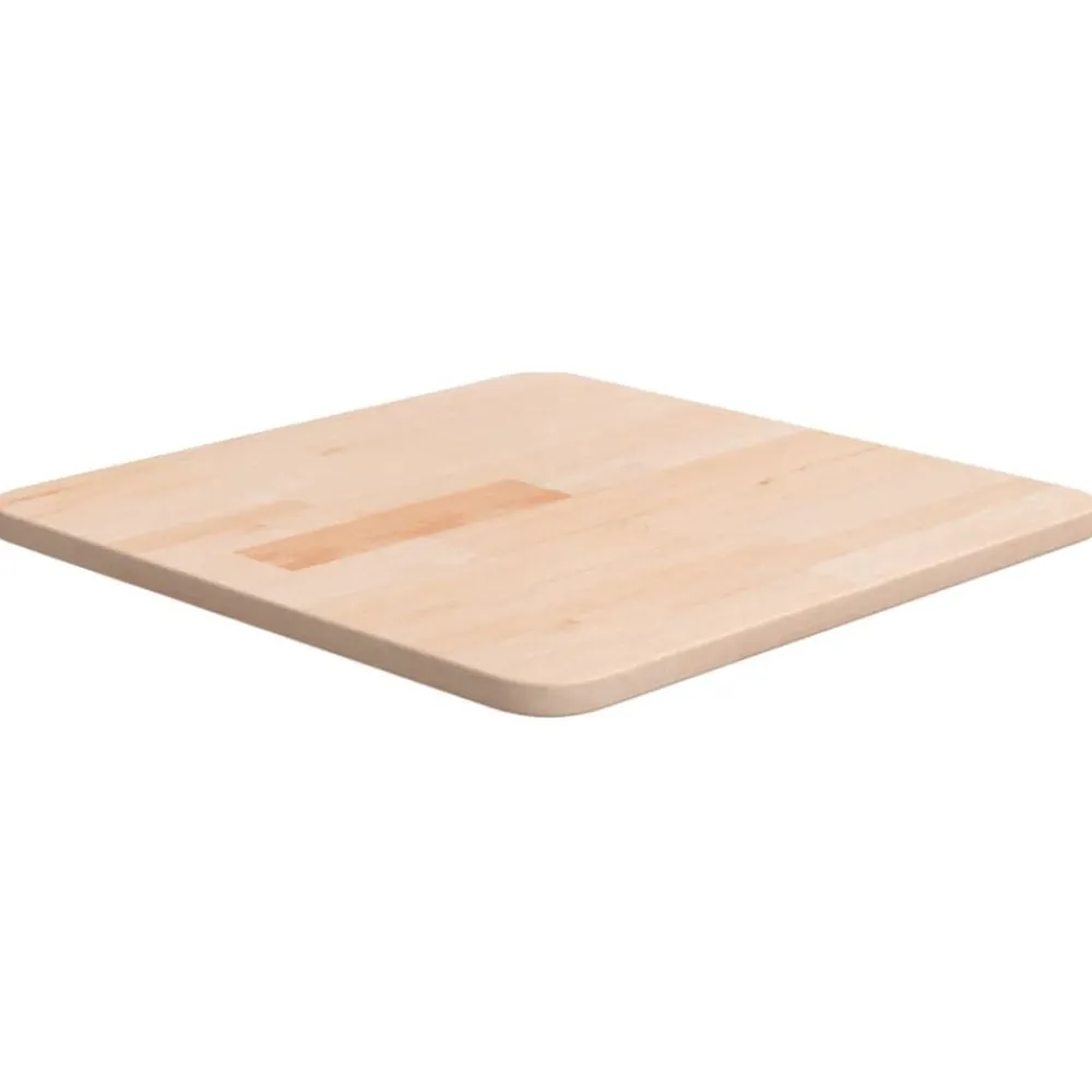 vidaXL Tablero de mesa cuadrada madera de roble sin tratar 40x40x1,5cm Natural Sale
