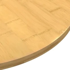 vidaXL Accesorios Para Mesas-Tablero de mesa de bambú Ø40x1,5 cm