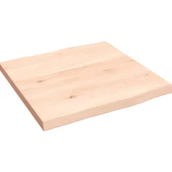 vidaXL Accesorios Para Mesas-Tablero de mesa madera maciza roble borde 40x40x2 cm