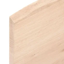 vidaXL Accesorios Para Mesas-Tablero de mesa madera maciza roble borde 40x40x2 cm