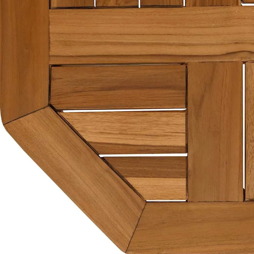 vidaXL Tablero de mesa octogonal de madera maciza de teca 40x40x2,5 cm Hot