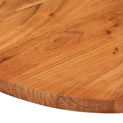vidaXL Accesorios Para Mesas-Tablero de mesa ovalado madera maciza de acacia 80x40x2,5 cm
