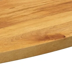 vidaXL Accesorios Para Mesas-Tablero de mesa ovalado madera maciza de mango 140x50x3,8 cm