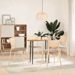 vidaXL Tablero de mesa ovalado madera maciza de roble 80x40x2 cm Marr&oacute;n claro Best