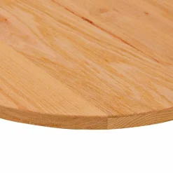 vidaXL Tablero de mesa ovalado madera maciza de roble 80x40x2 cm Marr&oacute;n claro Best
