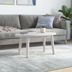 vidaXL Accesorios Para Mesas-Tablero de mesa ovalado madera maciza pino 70x35x2,5 cm