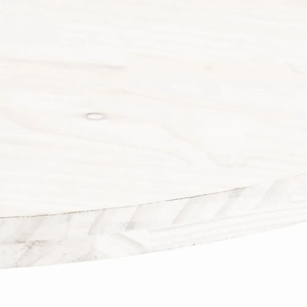 vidaXL Accesorios Para Mesas-Tablero de mesa ovalado madera maciza pino 70x35x2,5 cm