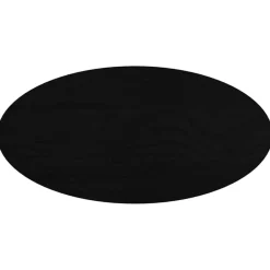 vidaXL Tablero de mesa ovalado madera maciza de roble 80x40x2 cm Marrón oscuro Outlet