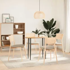 vidaXL Tablero de mesa ovalado madera maciza de roble 80x40x2 cm Natural Sale