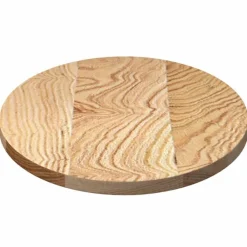 vidaXL Tablero de mesa ovalado madera maciza de roble 80x40x2 cm Natural Sale