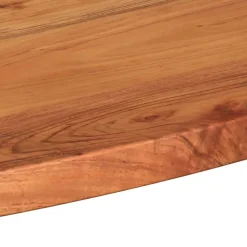 vidaXL Tablero de mesa ovalado madera maciza de acacia 80x40x2,5 cm Madera de acacia (natural)