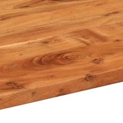 vidaXL Tablero de mesa ovalado madera maciza de acacia 80x40x3,8 cm Madera de acacia (natural)