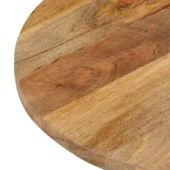 vidaXL Tablero de mesa ovalado madera maciza de mango 80x40x3,8 cm Madera de mango (natural) New