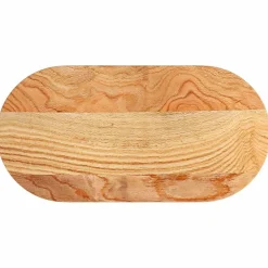 vidaXL Accesorios Para Mesas-Tablero de mesa ovalado madera maciza de roble 80x40x2 cm