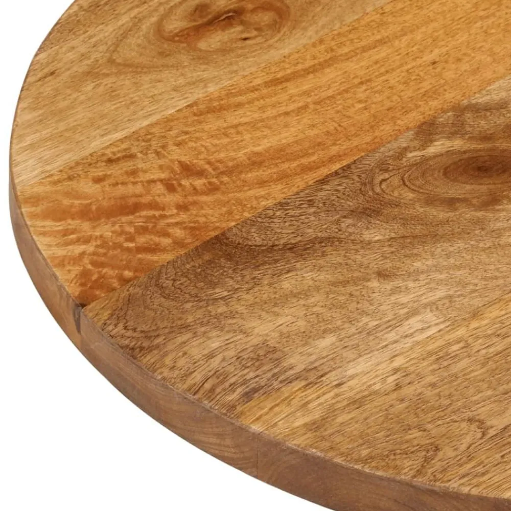 vidaXL Tablero de mesa ovalado madera maciza de mango 80x40x3,8 cm Madera de mango (color roble) Sale