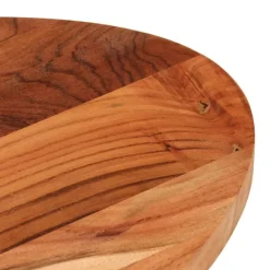 vidaXL Accesorios Para Mesas-Tablero de mesa ovalado madera maciza de acacia 80x40x3,8 cm