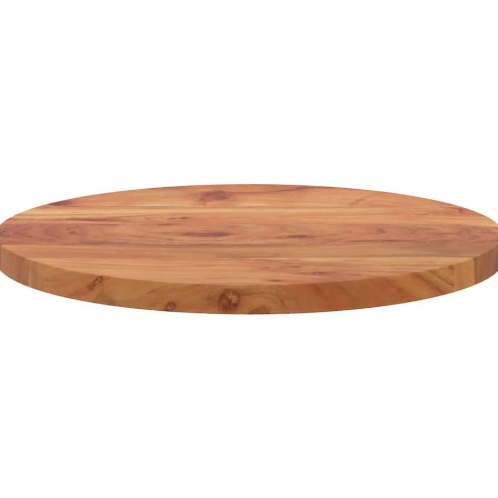 vidaXL Tablero de mesa redondo madera maciza de acacia Ø40x3,8 cm Madera de acacia (natural) Outlet