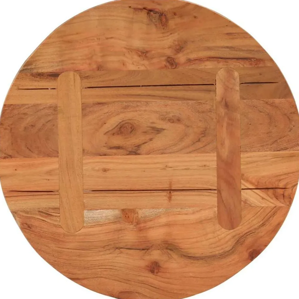 vidaXL Tablero de mesa redondo madera maciza de acacia Ø40x3,8 cm Madera de acacia (natural) Outlet
