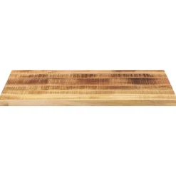 vidaXL Tablero de mesa rectangular madera maciza mango 70x60x1,5 cm Madera de mango rugosa (natural) Best