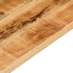 vidaXL Tablero de mesa rectangular madera maciza mango 70x60x1,5 cm Madera de mango rugosa (natural) Best