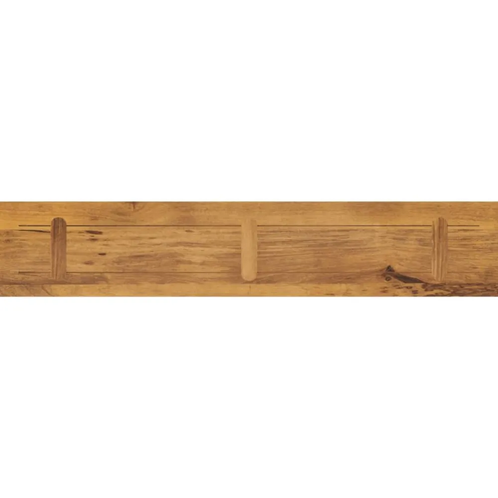 vidaXL Tablero de mesa rectangular madera maciza mango 160x20x2,5 cm Madera de mango (color roble) Hot