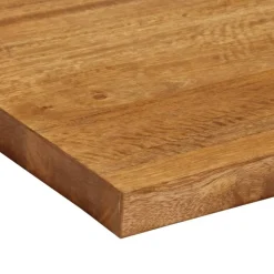 vidaXL Tablero de mesa rectangular madera maciza mango 160x20x2,5 cm Madera de mango (color roble) Hot