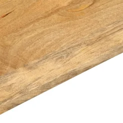 vidaXL Tablero de mesa rectangular madera maciza mango 140x20x2,5 cm Madera de mango (natural) New