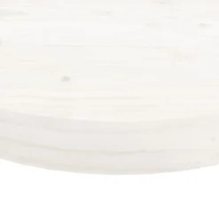 vidaXL Tablero de mesa redondo madera maciza de pino Ø30x3 cm Blanco