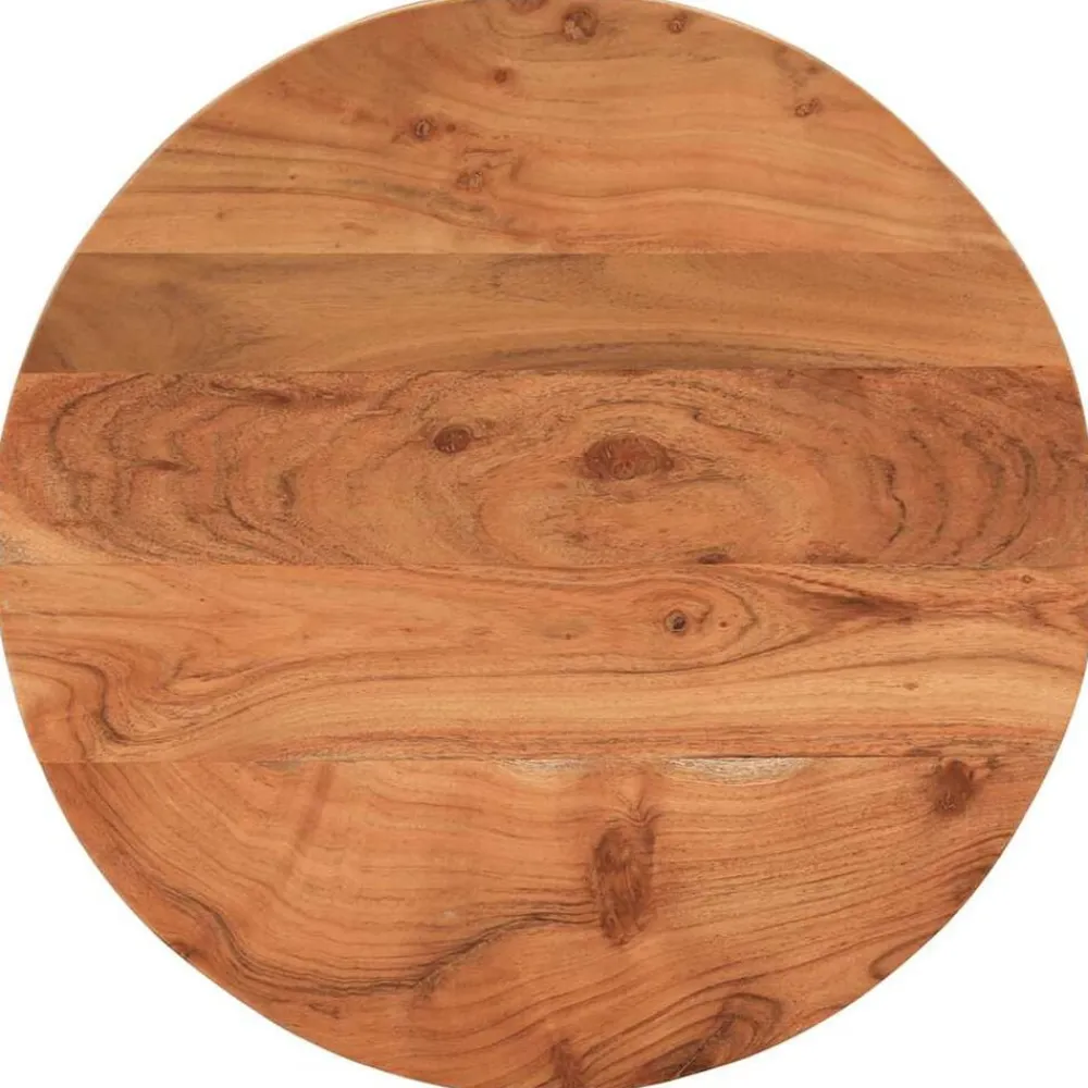 vidaXL Tablero de mesa redondo madera maciza de acacia Ø40x2,5 cm Madera de acacia (natural) Outlet