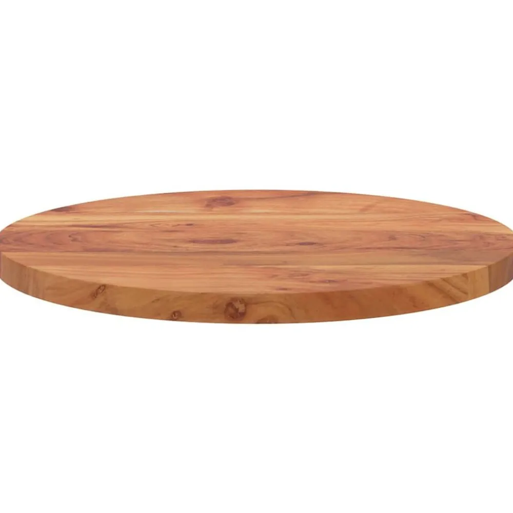 vidaXL Tablero de mesa redondo madera maciza de acacia Ø40x2,5 cm Madera de acacia (natural) Outlet