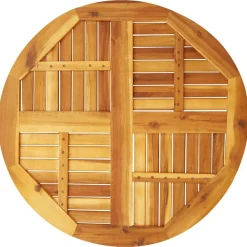 vidaXL Tablero de mesa redondo madera maciza de acacia Ø80x2,2 cm Outlet