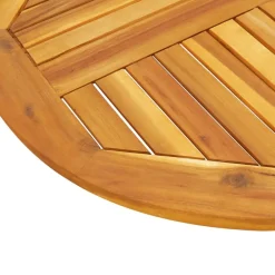 vidaXL Tablero de mesa redondo madera maciza de acacia Ø80x2,2 cm Outlet