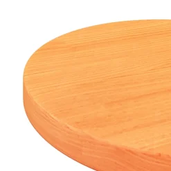 vidaXL Accesorios Para Mesas-Tablero de mesa redondo madera maciza de pino marrón Ø30x2,5 cm