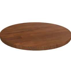 vidaXL Tablero de mesa redonda madera de roble marrón oscuro Ø30x1,5cm Marrón oscuro Best