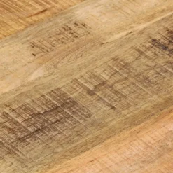 vidaXL Accesorios Para Mesas-Tablero de mesa redondo madera maciza mango rugosa Ø 40x3,8 cm