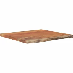 vidaXL Tablero de mesa rectangular acacia borde vivo 40x40x2,5 cm Madera de acacia (natural) Discount
