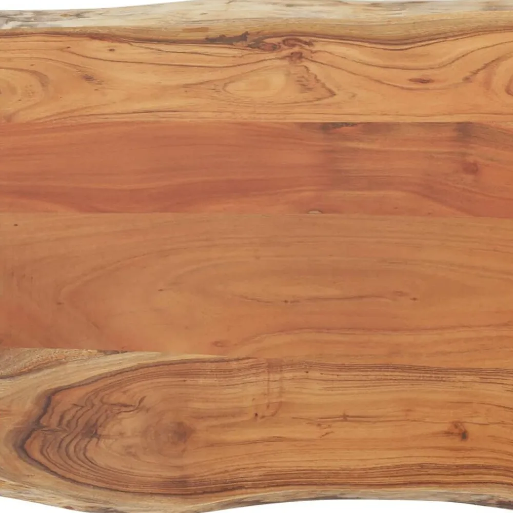 vidaXL Tablero de mesa rectangular acacia borde vivo 40x40x2,5 cm Madera de acacia (natural) Discount