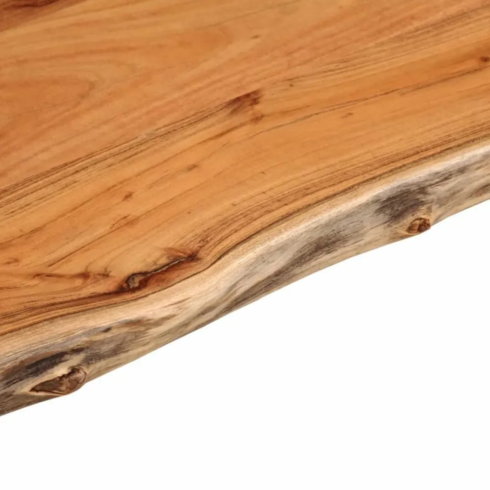 vidaXL Tablero de mesa rectangular acacia borde vivo 40x40x2,5 cm Madera de acacia (natural) Discount