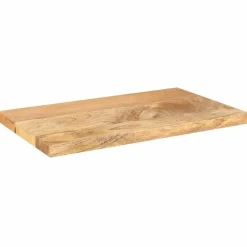 vidaXL Accesorios Para Mesas-Tablero de mesa rectangular madera maciza mango 40x20x3,8 cm