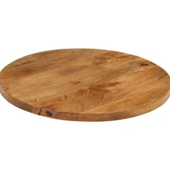 vidaXL Accesorios Para Mesas-Tablero de mesa redondo madera maciza de mango Ø 40x2,5 cm