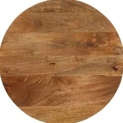 vidaXL Accesorios Para Mesas-Tablero de mesa redondo madera maciza de mango Ø 40x2,5 cm