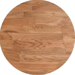 vidaXL Accesorios Para Mesas-Tablero de mesa redonda madera de roble marrón claro Ø30x1,5 cm