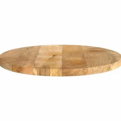 vidaXL Accesorios Para Mesas-Tablero de mesa redondo madera maciza de mango Ø 40x2,5 cm