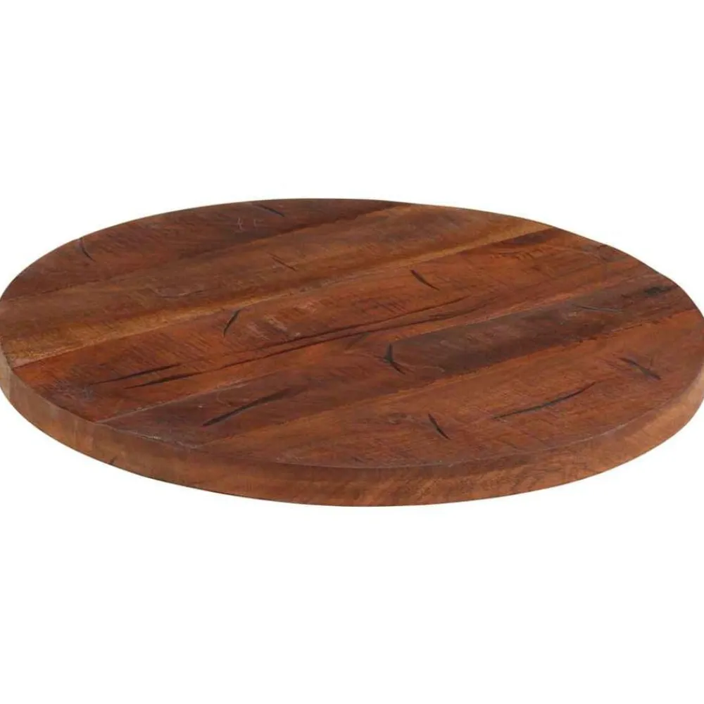 vidaXL Tablero de mesa redondo madera maciza reciclada Ø 40x3,8 cm Madera reciclada (natural) Discount