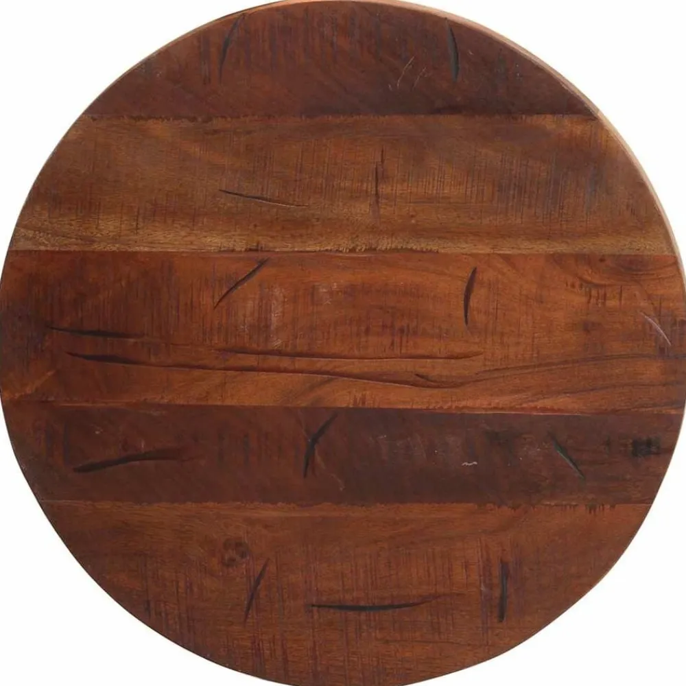 vidaXL Tablero de mesa redondo madera maciza reciclada Ø 40x3,8 cm Madera reciclada (natural) Discount