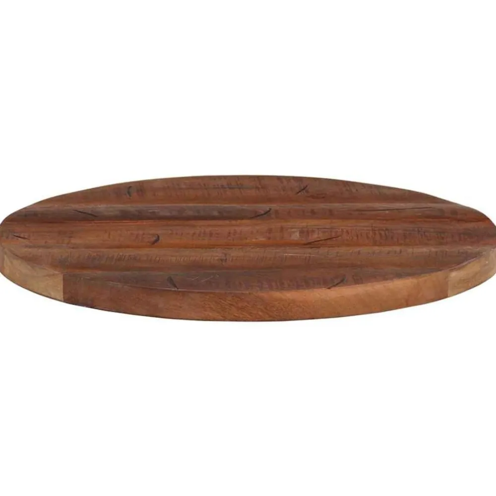 vidaXL Tablero de mesa redondo madera maciza reciclada Ø 40x3,8 cm Madera reciclada (natural) Discount