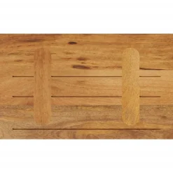vidaXL Accesorios Para Mesas-Tablero de mesa rectangular madera maciza mango 40x20x3,8 cm