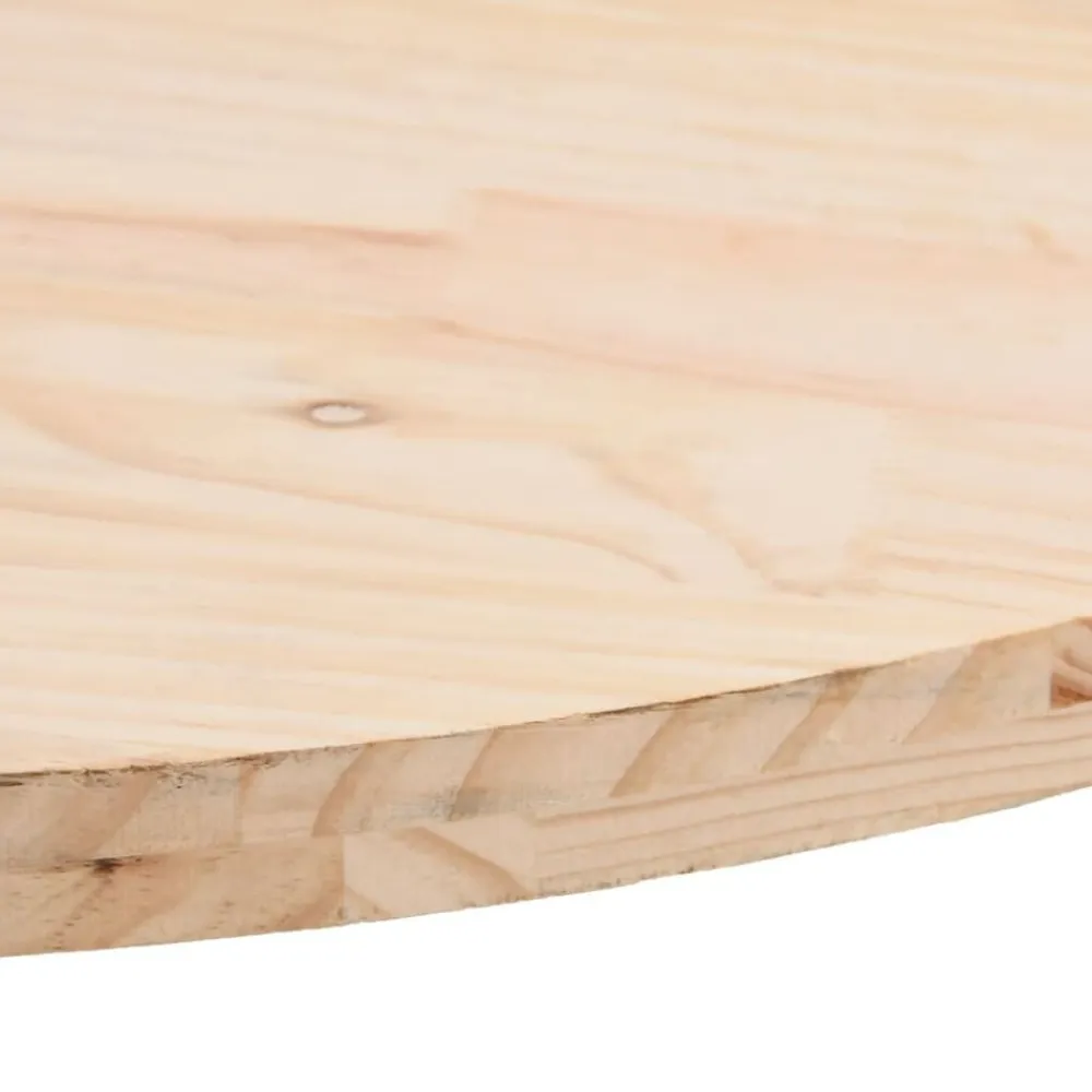 vidaXL Tablero de mesa 70x35x2,5 cm de madera maciza de pino ovalado Natural Online