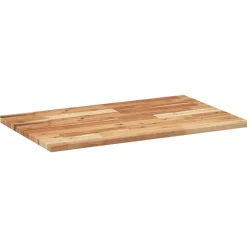 vidaXL Tablero escritorio madera maciza acacia sin tratar 80x50x2 cm Acabado de aceite Hot