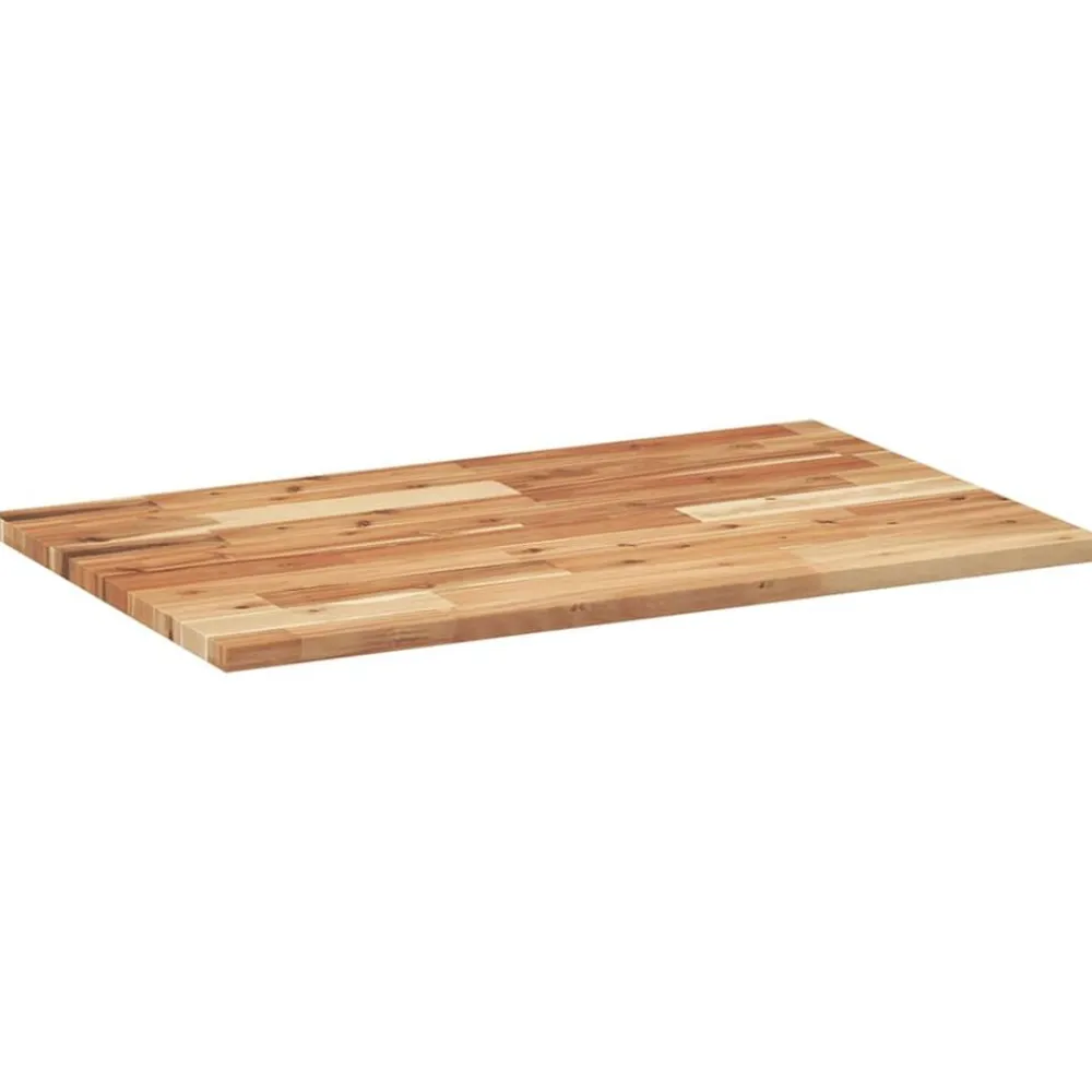 vidaXL Tablero escritorio madera maciza acacia sin tratar 80x50x2 cm Acabado de aceite Hot